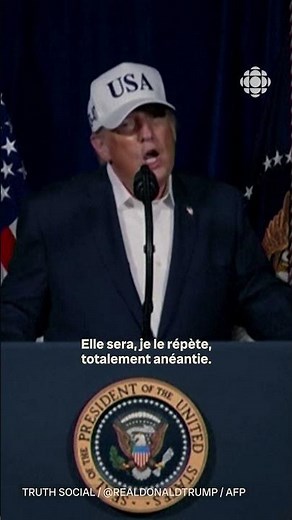 Les États-Unis et Israël bombardent l’Iran : extrait du discours de Donald Trump