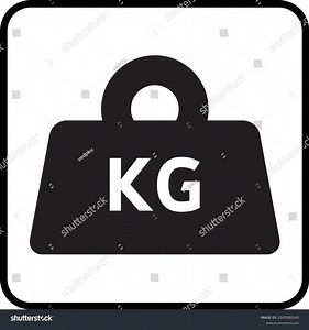 Heavy Weight Icon Weight Icon Mass Stock Vector (Royalty Free) 2503582145 | Shutterstock