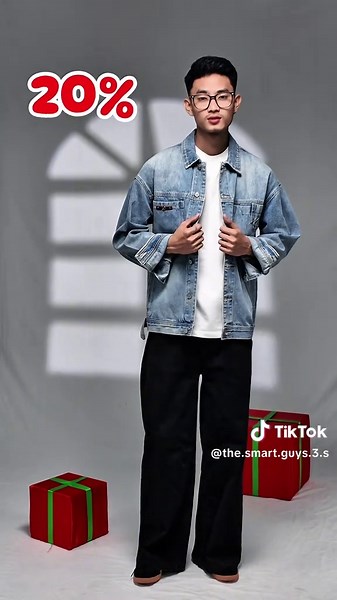 ဆောင်းရာသီနဲ့ Jean jacket နဲ့ဆိုကွက်တိ👀#fashionstyle #fashionwear #outifit #thesmartguysfashionyangon