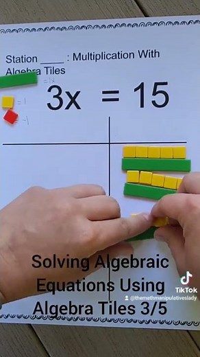 Solving Algebraic Equations with Algebra Tiles: Multiplication