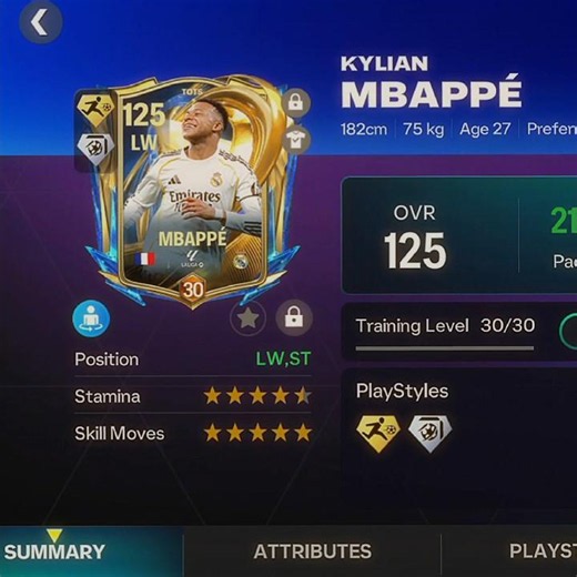 UTOTS Mbappe + Rapid Playstyle = 🚀💥 #fcmobile