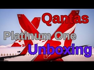 Qantas Platinum One Welcome Pack Unboxing