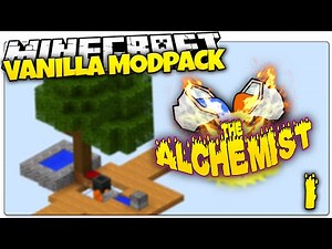 Minecraft | THE ALCHEMIST #1 | Skyblock Vanilla Mod Pack (Minecraft Vanilla Mods)
