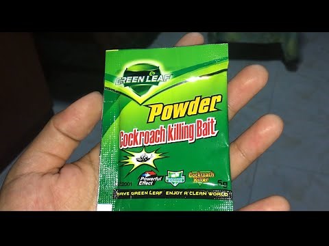 GreenLeaf Powder Cockroach Killing Bait Roach Insect Killer unboxing and review 2021 | MAE CAN