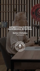 3.9K views · 181 reactions | Știați că după un tratament cu antibiotice ar trebui o cură de 6 luni de probioticele? Antibioticele distrug microbiomul intestinal. Mai multe infformații super interesante despre microbiom am adla de la farmacist Sorina Chirițescu. Episodul integral disponibil la linkul din bio. #noisafimsanatosi #podcast #microbiom #antibiotic | Dr. Alin POPESCU | Facebook