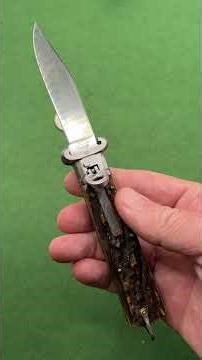 Vintage Rare Coricama Shell Puller Switchblade