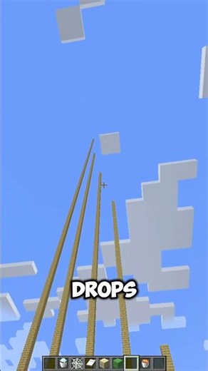 I Survived the Tallest Drops in All of Minecraft #shorts