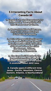 91K views · 731 reactions | 5 interesting facts about Canada  #interesting #interestingfacts #facts #canada #lifeincanada | Gud Darren | Facebook