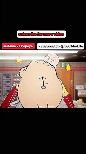 "Saitama vs. Popeye - The Ultimate Showdown! of power 💥 | Anime Edit"