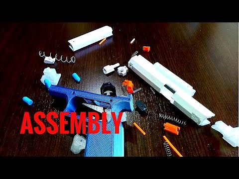 Incredible Fully Functional 3D Printed Toy Gun! Printed on Ender 3