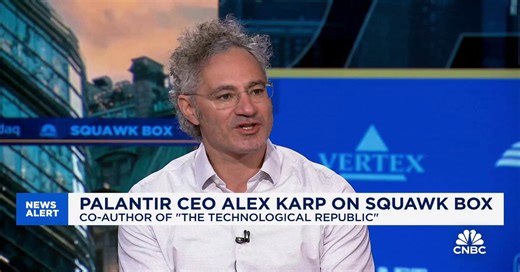 Palantir CEO Alex Karp: Everything you learned in school about the world is intellectually incorrect