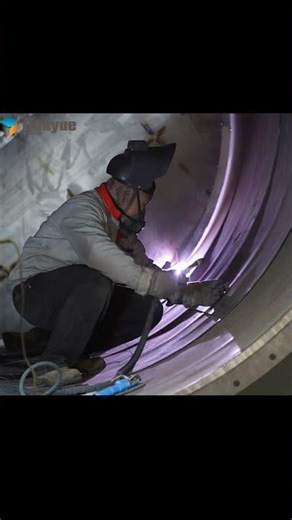 TIG Welding in Action Precision Tower Fabrication