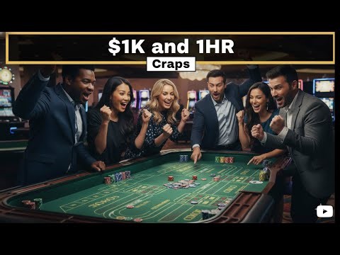 You got 2K and 2 Hours on the Craps Table! Can you make it to the Cashier's Cage