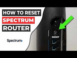 🔁 How to Reset Spectrum router to factory default settings
