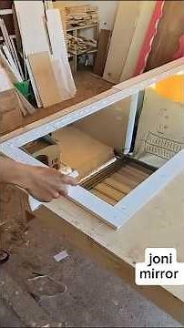 #LUXURY MIMIRROR #wall woodworking #wood#diyprojects #woodwork #woodscraft#wooddesigner #diy #mirror