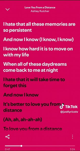 Love You From a Distance - Lyrics Video