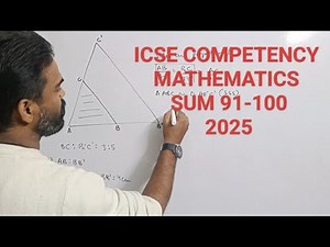 icse competency focused practice questions solution, 2025, icse mathematics, class 10