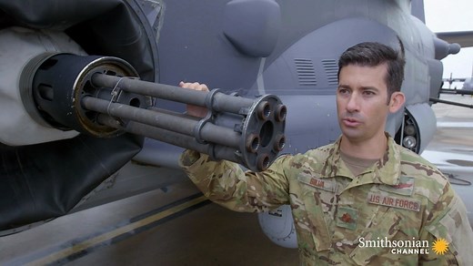 This gunship’s nickname is “Hell in the Sky.” To see how it earned that name, tune in tonight at 9PM for Air Warriors: AC-130. 🛩️ http://bit.ly/AirWarriorsMarathon | Smithsonian Channel