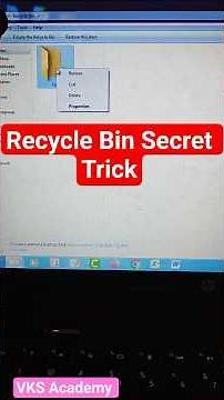 How Recycle Bin Works in Windows #recyclebin #computereducation #computer #windows #tricks #tech