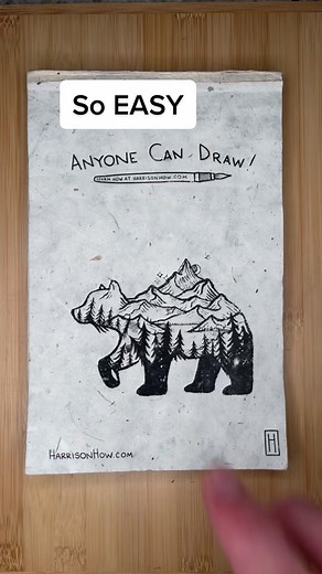 Easy Beach Scene Drawing Tutorial