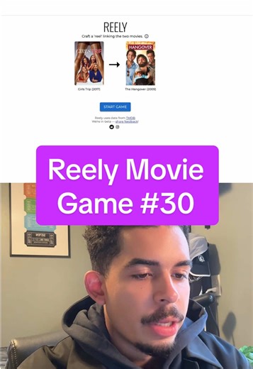 Reely Movie Connection Game #reelymoviegame #guessthemovie #movieguessinggame