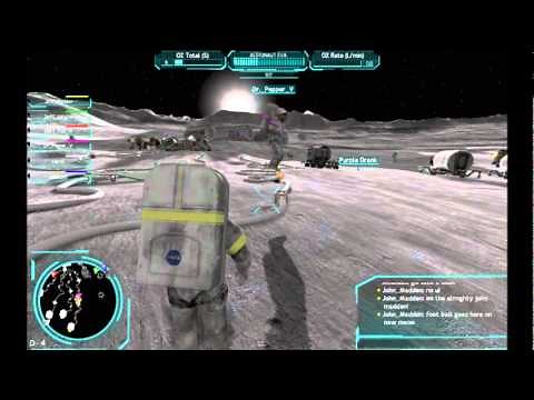 Moonbase Alpha John Madden fixes the moon