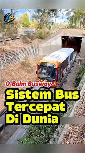 3.4K views · 33 reactions |  Fakta Unik O-Bahn Busway di Australia!  Beda dari busway biasa, O-Bahn di Adelaide, Australia, melaju di jalur khusus mirip rel kereta! Bus bisa ngebut hingga 100 km/jam dengan sistem roda pemandu otomatis yang bikin perjalanan super cepat & aman.  #OBahnBusway #FaktaUnik #TransportasiCanggih #Australia #ViralVideo #InfoMenarik | Tajudin Al Basyid | Facebook