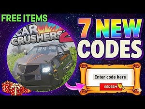 *SECRET UPDATE!* | Car Crushers 2 CODES 2026 (ROBLOX Car Crushers 2)