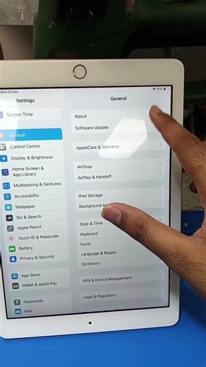How to check iPad storage or model name #ipad #iphonemaster7 #iphone #appleiphone