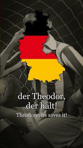 Der Theodor im Fußballtor - German football song [Chorus] #football #german #history #song