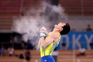 After his mum suffered a stroke shortly before the 2021 World Gymnastics Championships, Arthur Nory is now using her and others in his life for motivation as he looks to Paris 2024. CBG Confederação Brasileira de Ginástica | International Gymnastics Federation - FIG | Time Brasil | Olympics