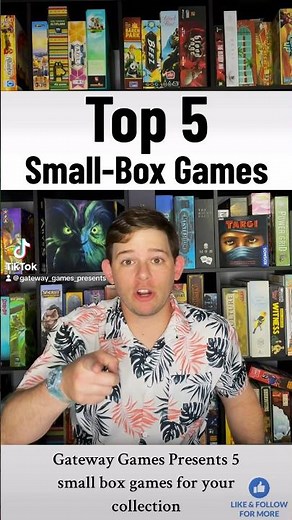 Top 5 Small Box Games #top5 #boardgames #ranking #partygames #familygames #cardgame