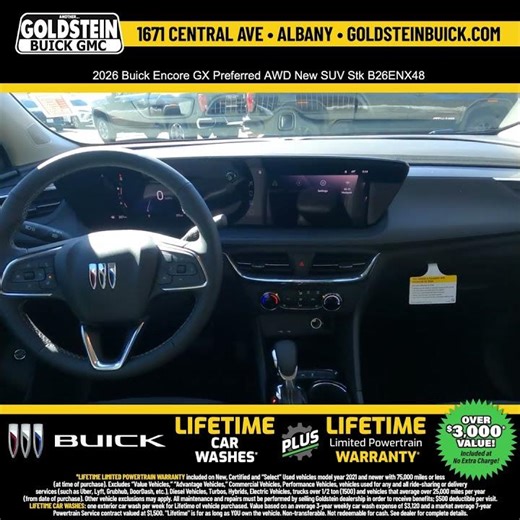2026 Buick Encore GX Preferred AWD New SUV Stk B26ENX48