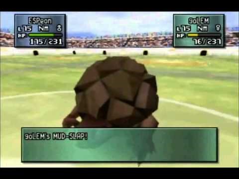 Golem used poop on Espeon!
