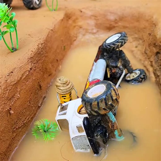 Mini tractor trolley machine | diy tractor #fyp #foryou #trending #kid's