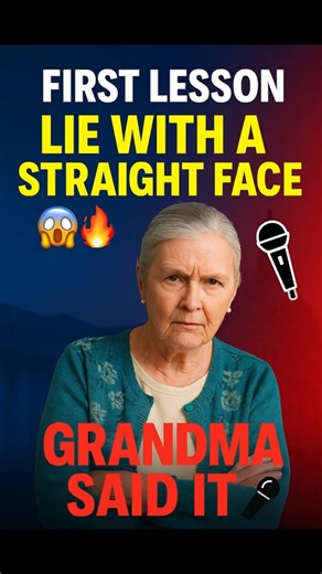 Grandma Explains the First Lesson Every Politician Learns 🎤🔥 (Mic Drop)