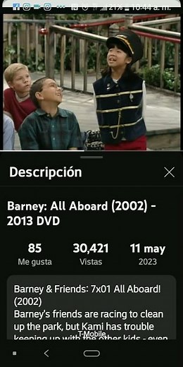 Barney & Friends Kami is saying All aboard!