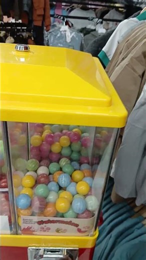 Playing Rolling Tall Gumball Square Machine with release watermelon Gumball candy #shorts