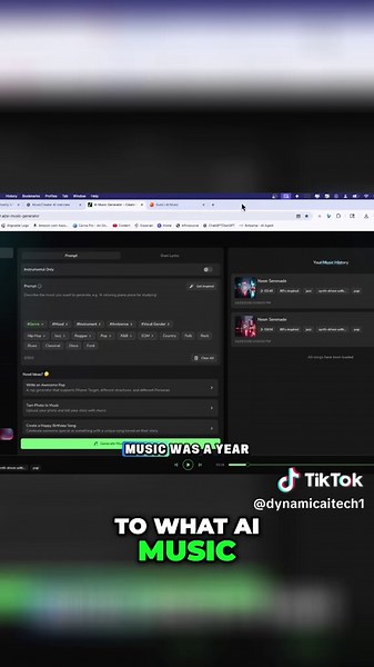 AI music leaps and bounds in just one year! Upload a pic and it'll generate a whole SONG? 🤯 #AIMusic #AItools #MusicGenerator #SunoAI #TechDemo