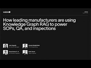 How Leading Manufacturers Are Using Knowledge Graph RAG to Power SOPs, QA, and Inspections