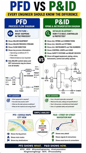 PFD vs P&ID: Every Engineer Should Know the Difference.