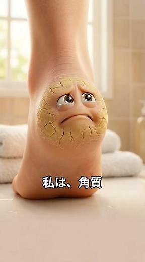 繰り返す角質、削っても意味ない事を知って。