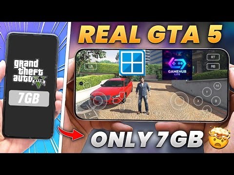 GTA 5 Only 7GB 🤯 | Low End Android Can Run This ?