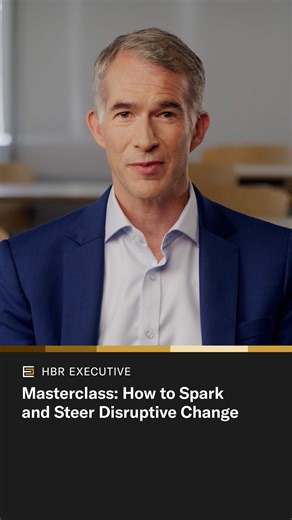 Disruption doesn’t wait—it builds quietly and reshapes industries fast. In this HBR Executive Masterclass, Scott D. Anthony shows how leaders can spot and shape it before it’s too late. Subscribe here: https://s.hbr.org/4kbybkB | Harvard Business Review