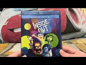 Inside Out 2015 Blu Ray, DVD and Digital HD combo pack unboxing review (10th anniversary special)