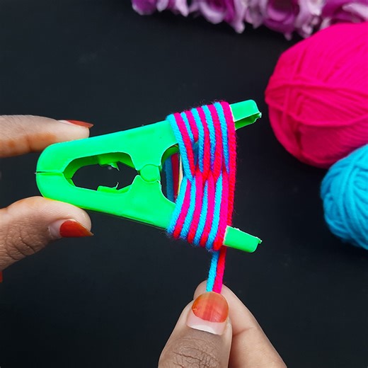 Super Easy Woolen Craft Ideas With Using Wool - DIY Crafts #shorts | Dian Embroidery