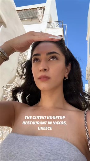 Avaton in Naxos, Greece is a must visit brunch rooftop 🇬🇷🥞 #greece #naxos #naxosisland #travel #traveltiktok #travellife