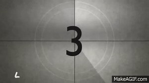 Old Movie Countdown Timer With Sound Effect HD on Make a GIF