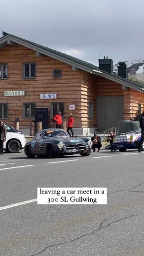 32K views · 380 reactions | leaving a car meet in a 300 SL Gullwing   @hkengineering #300sl #vintagecar #classiccar | Jonny's Garage | Facebook