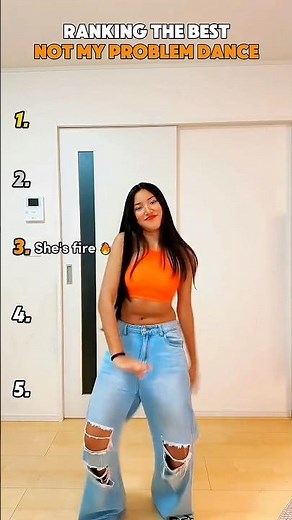 Ranking the Best Not my Problem dance 🔥 #trending #shorts